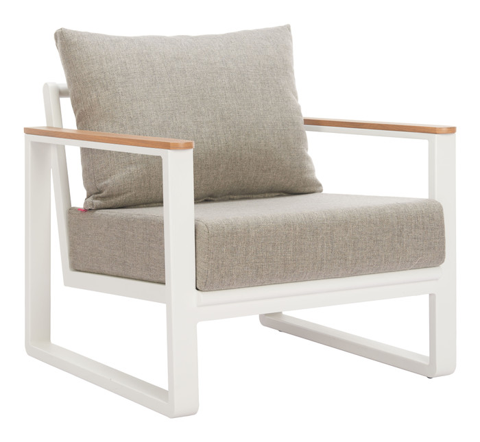Zuo Modern Welt Armchair Taupe & White
