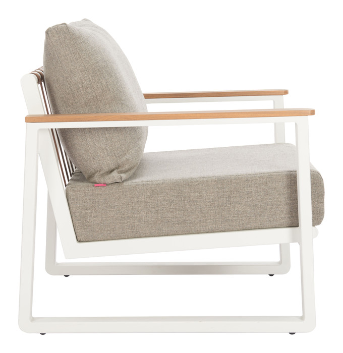 Zuo Modern Welt Armchair Taupe & White
