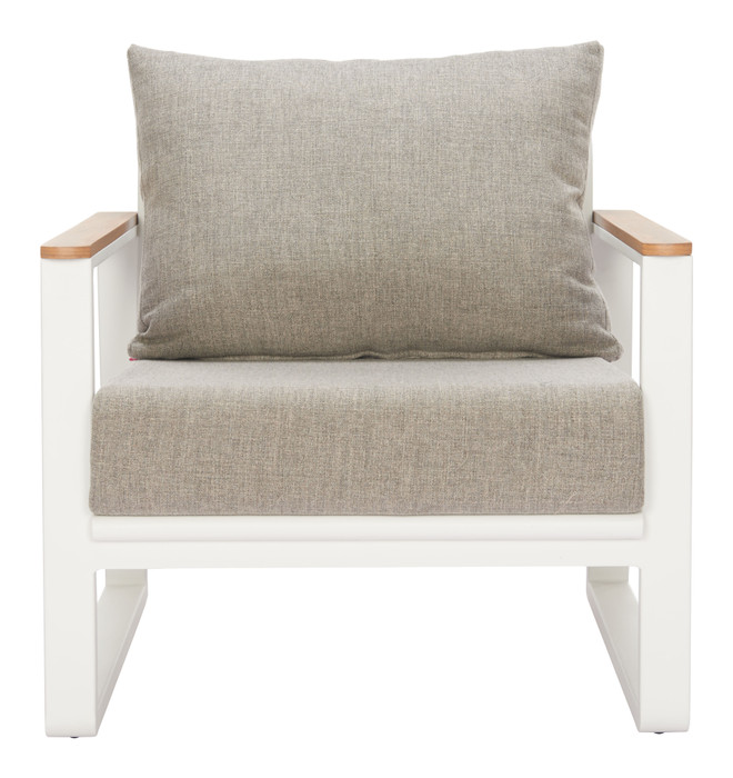 Zuo Modern Welt Armchair Taupe & White