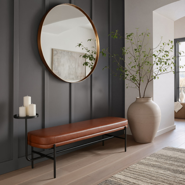 Zuo Modern Ploce Bench Brown