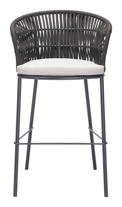 Zuo Modern Freycinet Barstool (Set of 2) Black