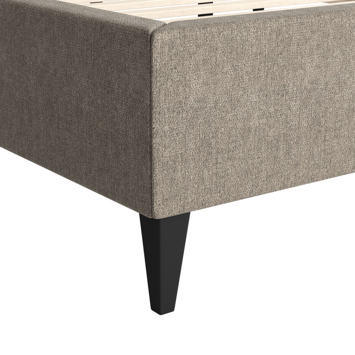 Zuo Modern Dusa Queen Bed Olive Brown