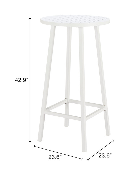 Zuo Modern Ren Bar Table White