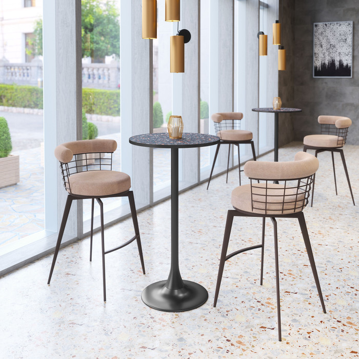 Zuo Modern Bite Bar Table Black