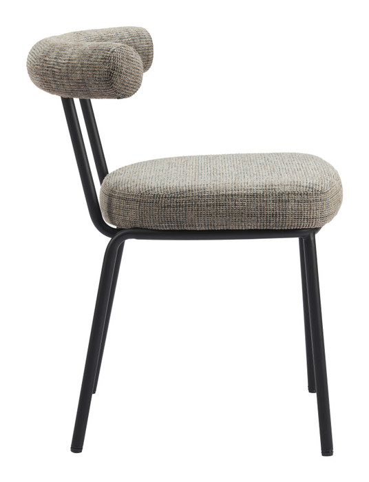 Zuo Modern Kede Dining Chair (Set of 2) Green Tweed