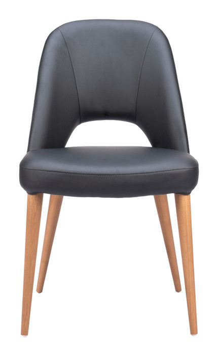 Zuo Modern Leith Dining Chair (Set of 2) Black