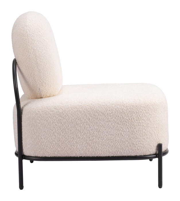 Zuo Modern Arendal Accent Chair Vanilla