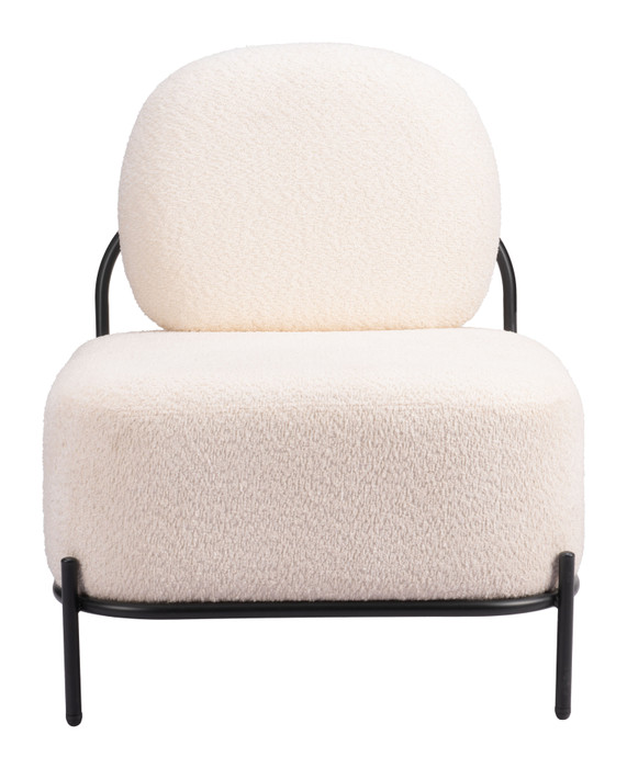 Zuo Modern Arendal Accent Chair Vanilla