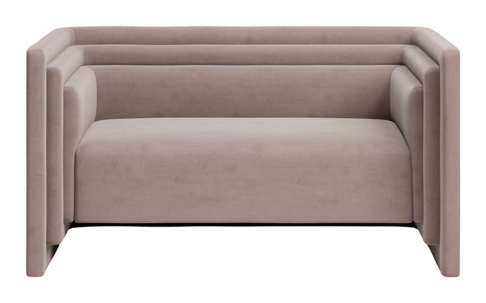 Zuo Modern Trippel Loveseat Taupe