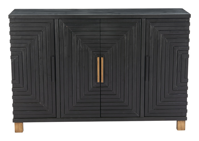 Zuo Modern Trazo Cabinet Black