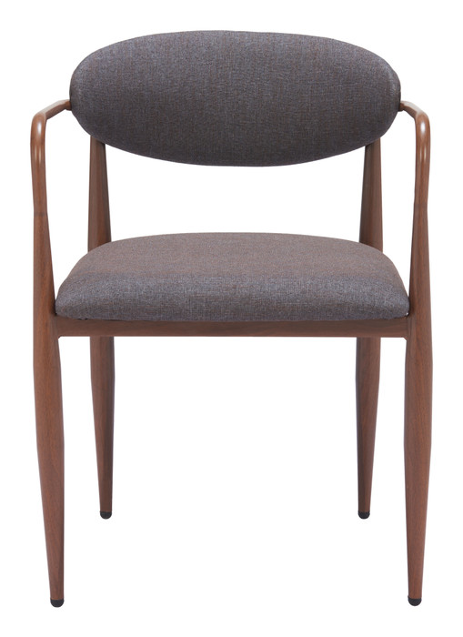 Zuo Modern Zens Dining Chair (Set of 2) Truffle Gray