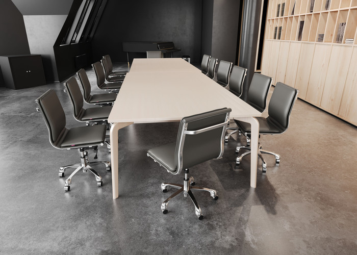 Zuo Modern Lider Plus Armless Office Chair Gray