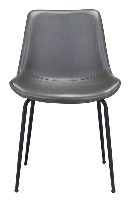 Zuo Modern Byron Dining Chair (Set of 2) Gray