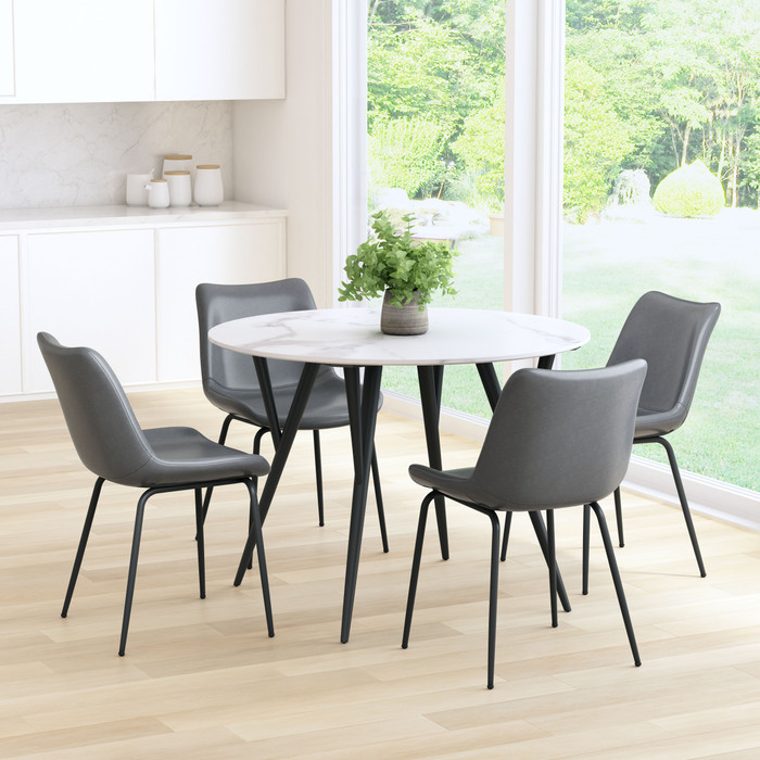 Zuo Modern Byron Dining Chair (Set of 2) Gray