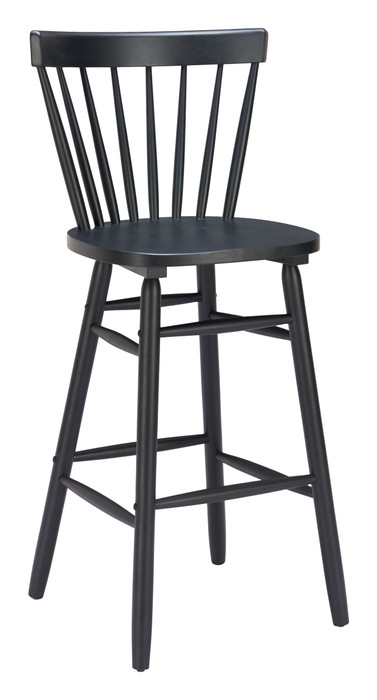 Zuo Modern Tyce Barstool (Set of 2) Black