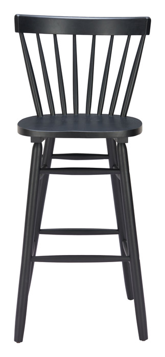 Zuo Modern Tyce Barstool (Set of 2) Black