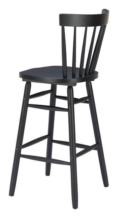 Zuo Modern Tyce Barstool (Set of 2) Black