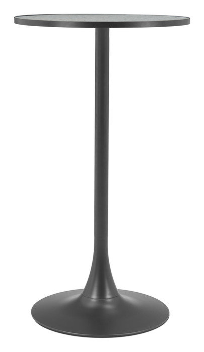 Zuo Modern Bite Bar Table Gray & Black