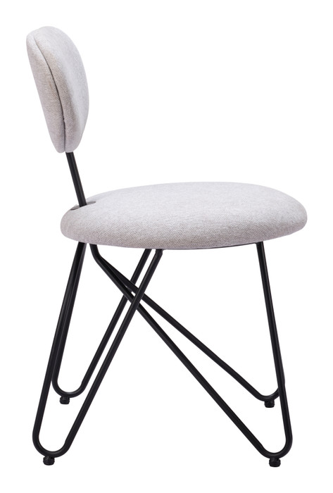 Zuo Modern Novi Dining Chair (Set of 2) Dove Gray