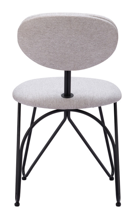 Zuo Modern Novi Dining Chair (Set of 2) Dove Gray