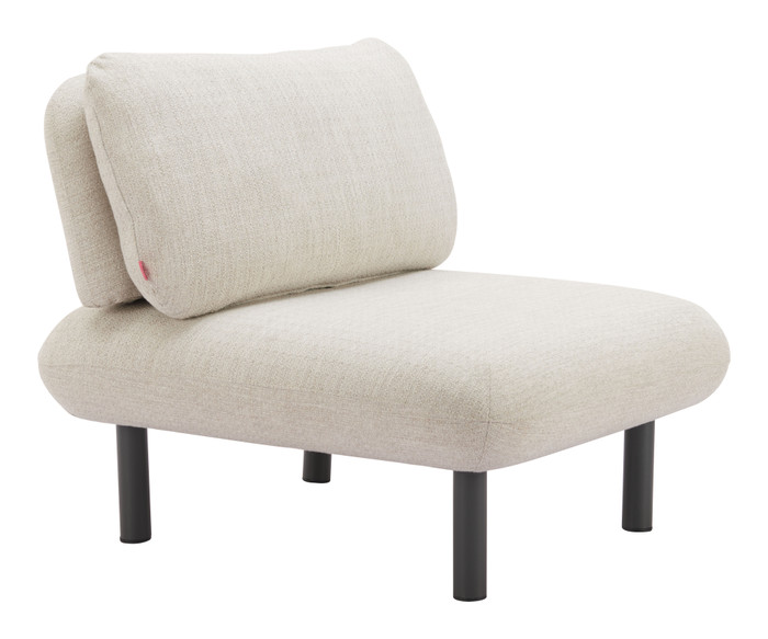 Zuo Modern Aperto Accent Chair Beige