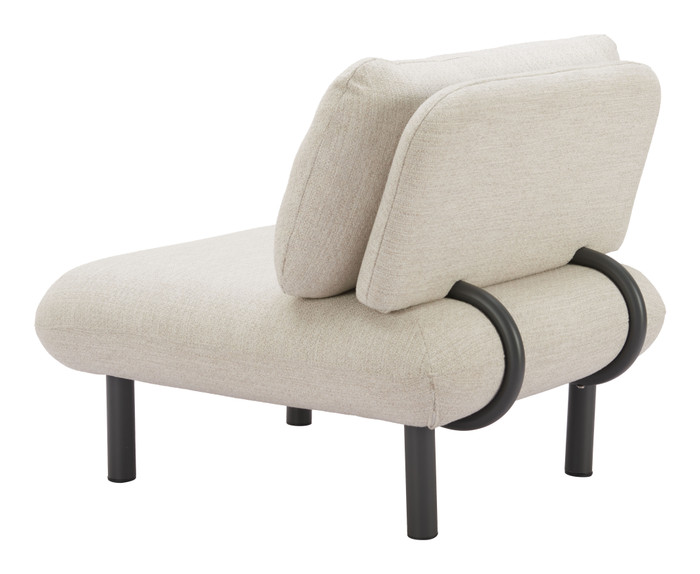 Zuo Modern Aperto Accent Chair Beige