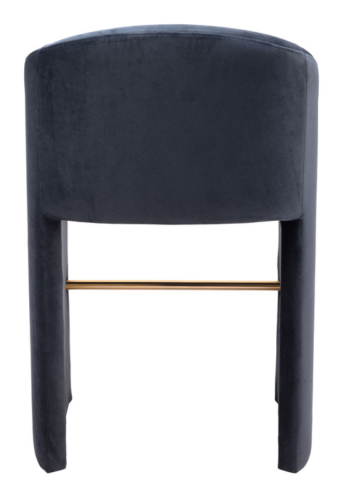 Zuo Modern Emas Barstool Midnight Gray