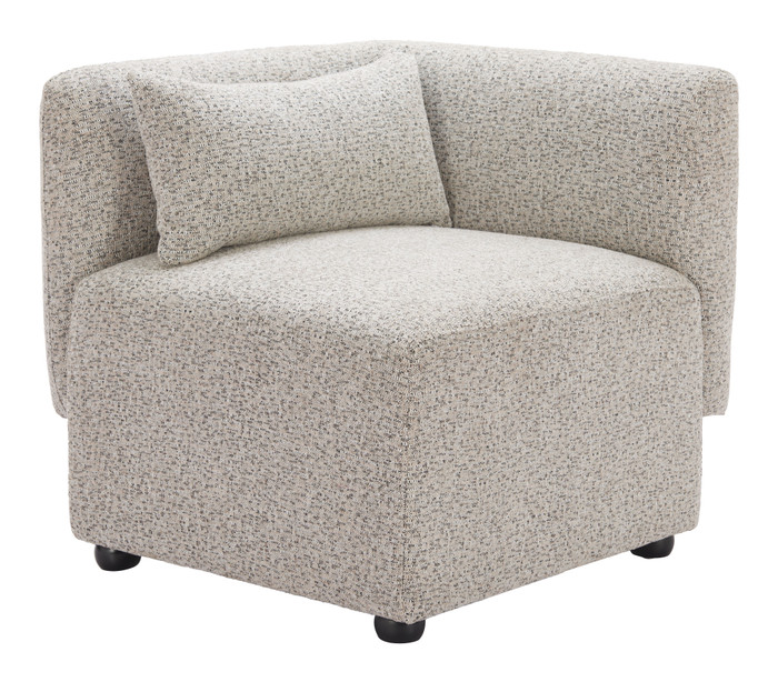 Zuo Modern Simu Corner Chair Dune Greige