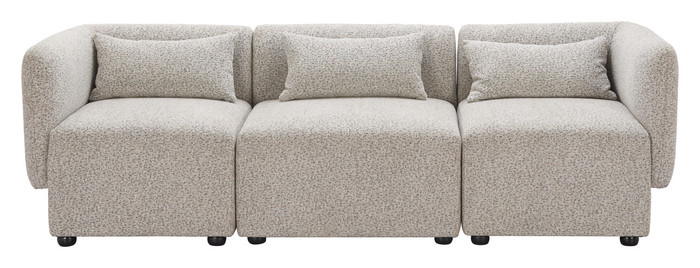 Zuo Modern Simu Corner Chair Dune Greige