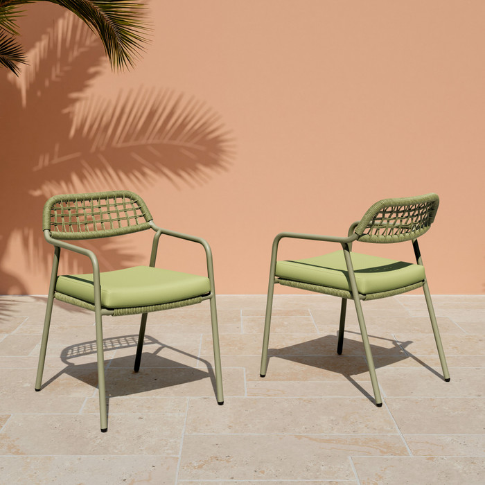 Zuo Modern Rio Dining Chair (Set of 2) Green