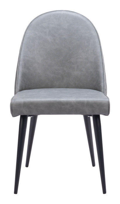 Zuo Modern Silloth Armless Dining Chair (Set of 2) Gray