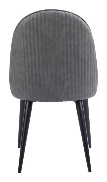 Zuo Modern Silloth Armless Dining Chair (Set of 2) Gray