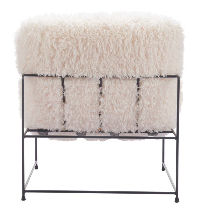 Zuo Modern Pelut Accent Chair White