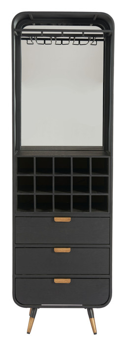 Zuo Modern Magara Bar Cabinet Black
