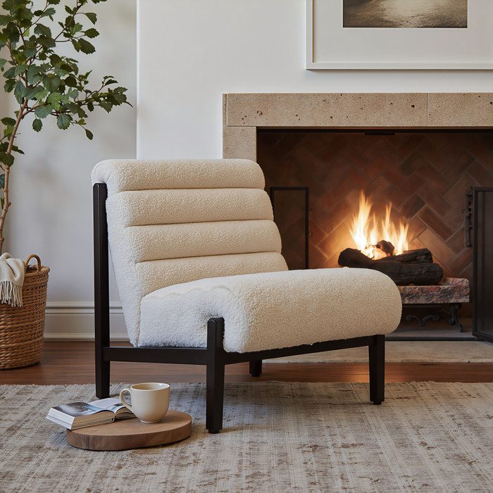 Zuo Modern Maki Accent Chair Beige