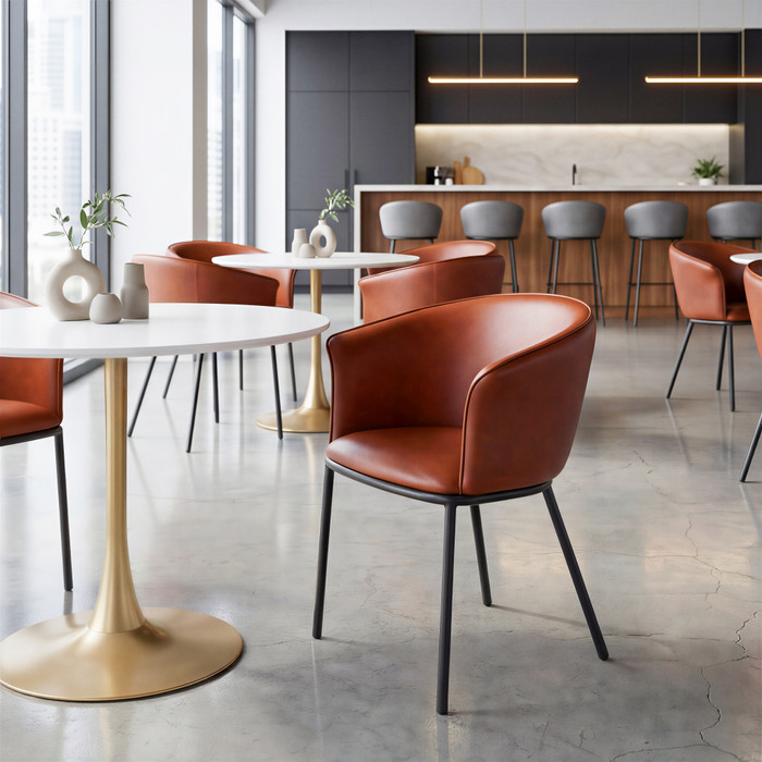 Zuo Modern Garston Dining Chair Brown