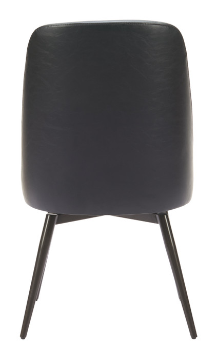 Zuo Modern Keppel Swivel Dining Chair (Set of 2) Black