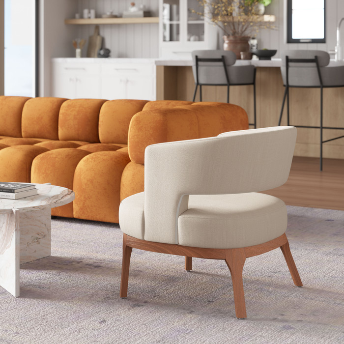 Zuo Modern Penryn Accent Chair Beige