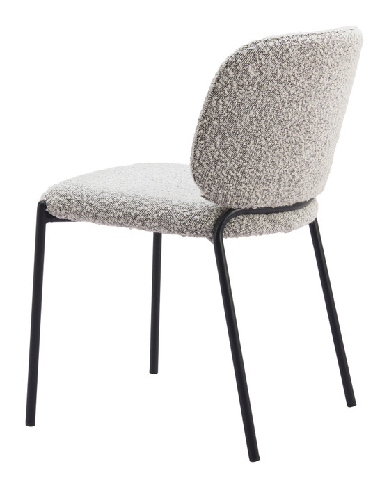 Zuo Modern Plat Dining Chair (Set of 2) Gray