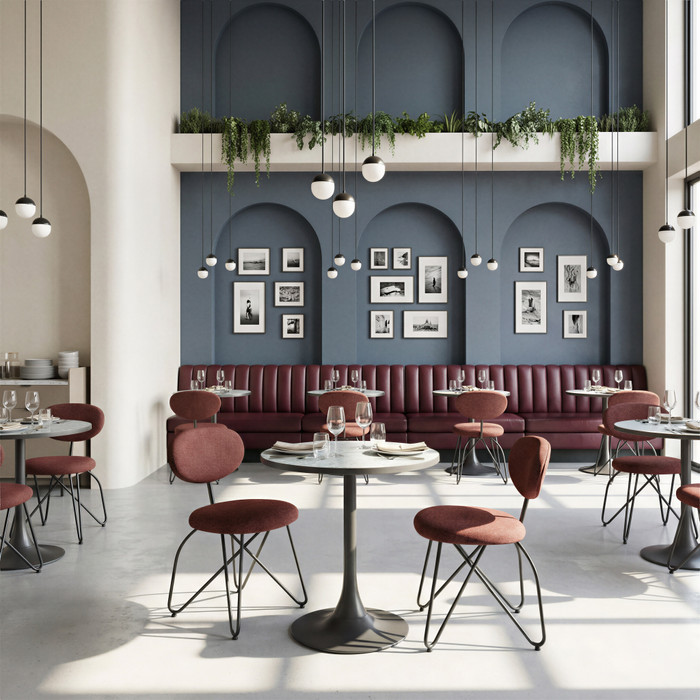 Zuo Modern Bite Bistro Table Gray & Black