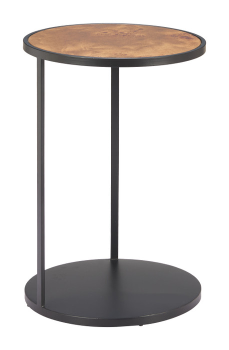 Zuo Modern Nodo Side Table Brown & Black