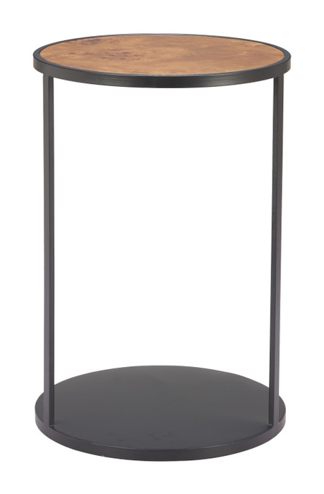 Zuo Modern Nodo Side Table Brown & Black