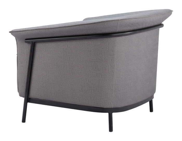 Zuo Modern Burry Accent Chair Slate Gray