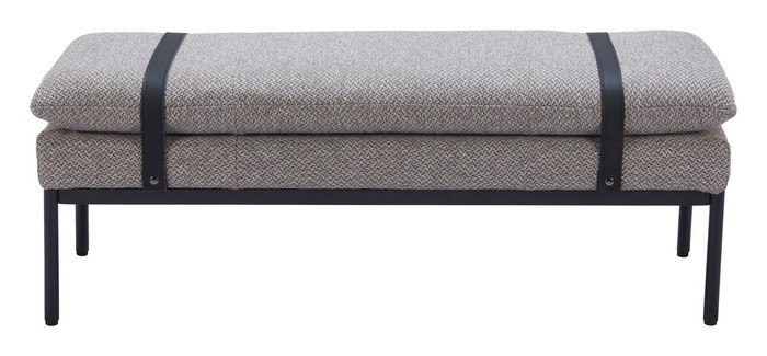 Zuo Modern Padd Bench Gray