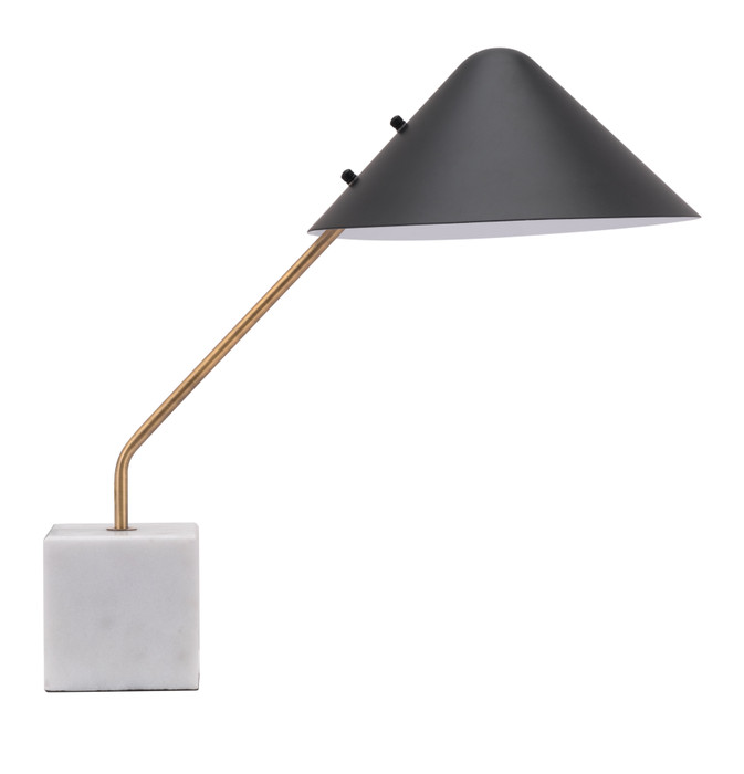 Zuo Modern Pike Table Lamp Black & White