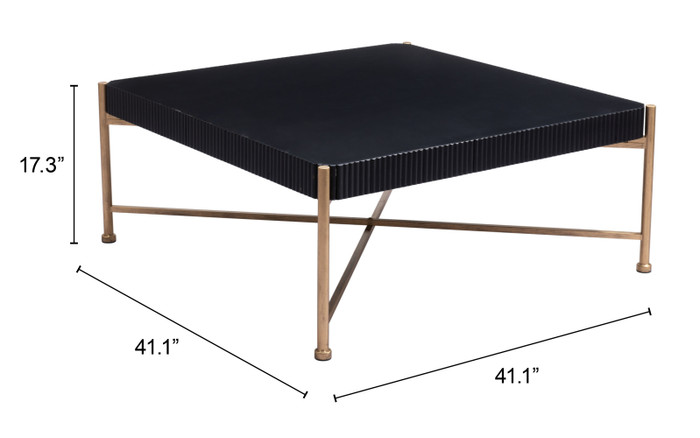 Zuo Modern Nazaire Coffee Table Black