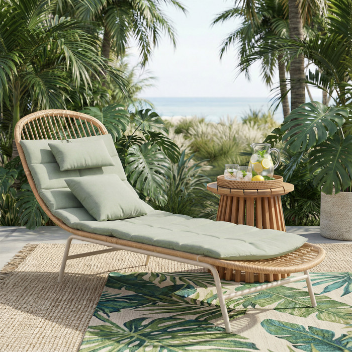 Zuo Modern Skim Chaise Lounge Multicolor