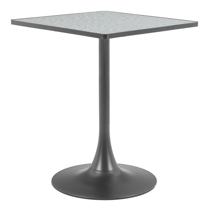 Zuo Modern Spot Bistro Table Gray & Black