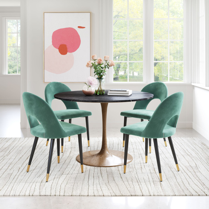 Zuo Modern Menlo Dining Chair (Set of 2) Green