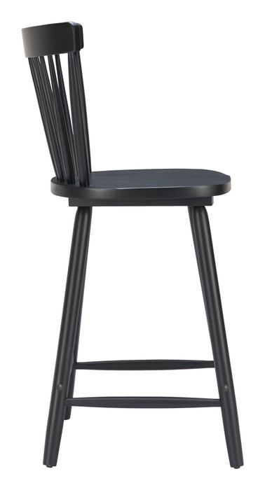 Zuo Modern Tyce Counter Stool (Set of 2) Black